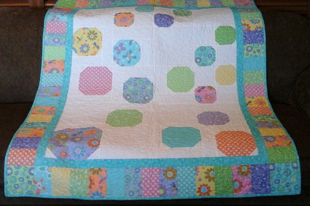 Tiny Bubbles 48 x 58 Baby/Child's Quilt Etsy