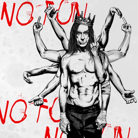 No Fun With Iggy Pop - Etsy No Fun With Iggy Pop - Etsy