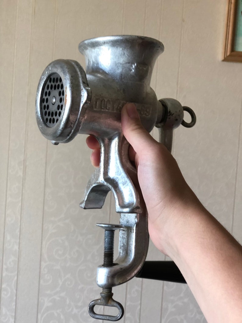 Vintage meat grinder Mincer Mincing machine Hasher Meatmincer Etsy