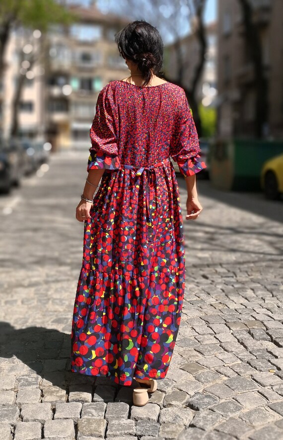 boho oversized dress