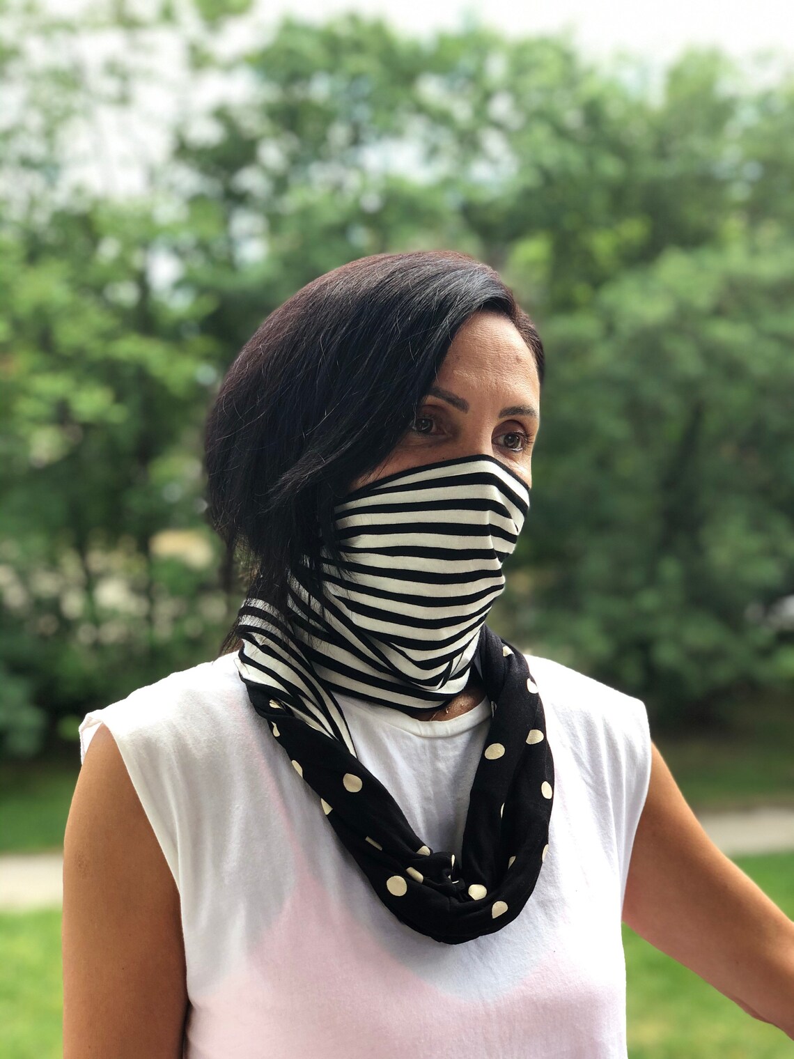 Stylish Covering /Neck Gaiter /Balaclava / Reusable Mask / Etsy