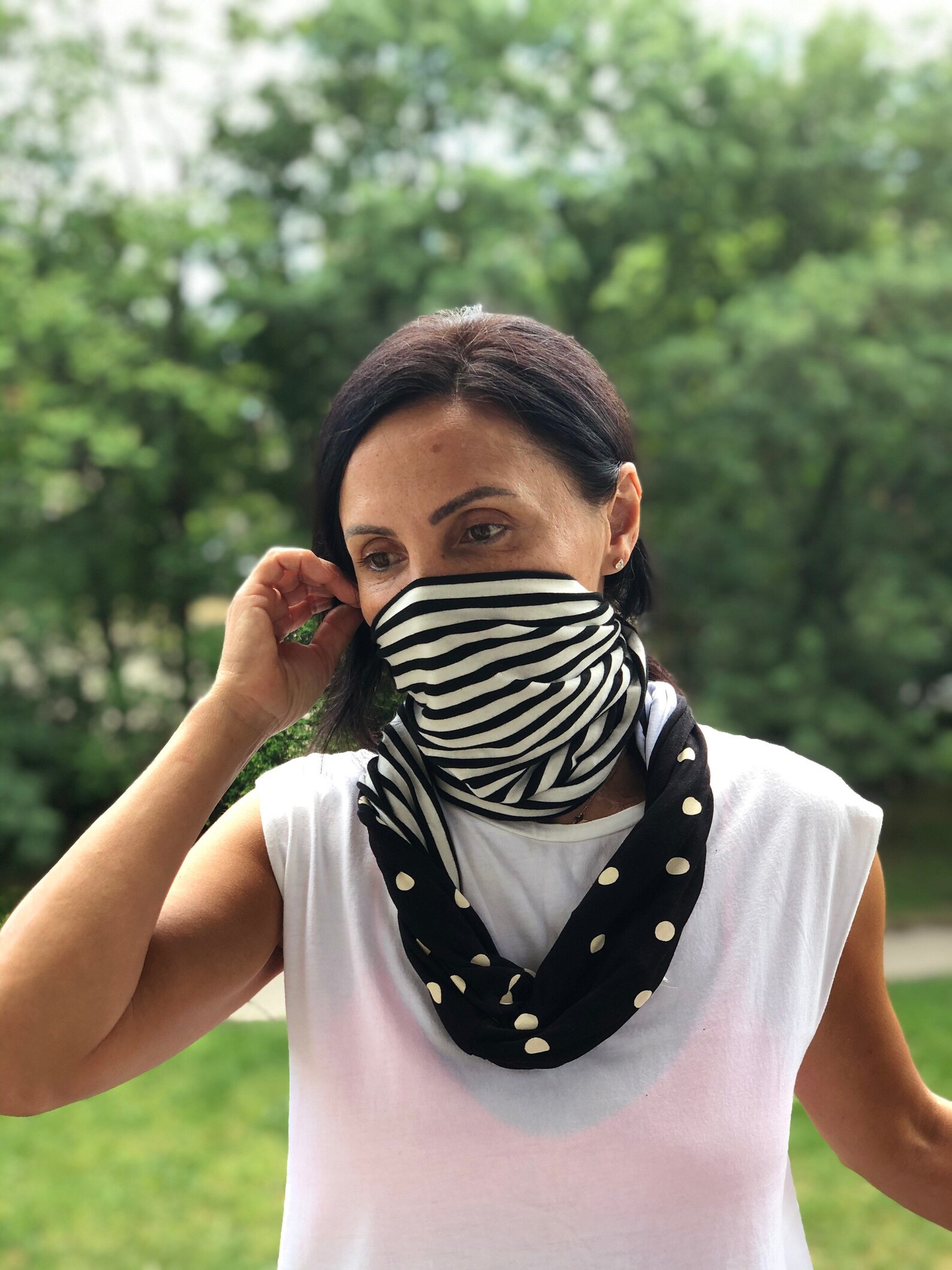 Stylish Covering /Neck Gaiter /Balaclava / Reusable Mask / Etsy