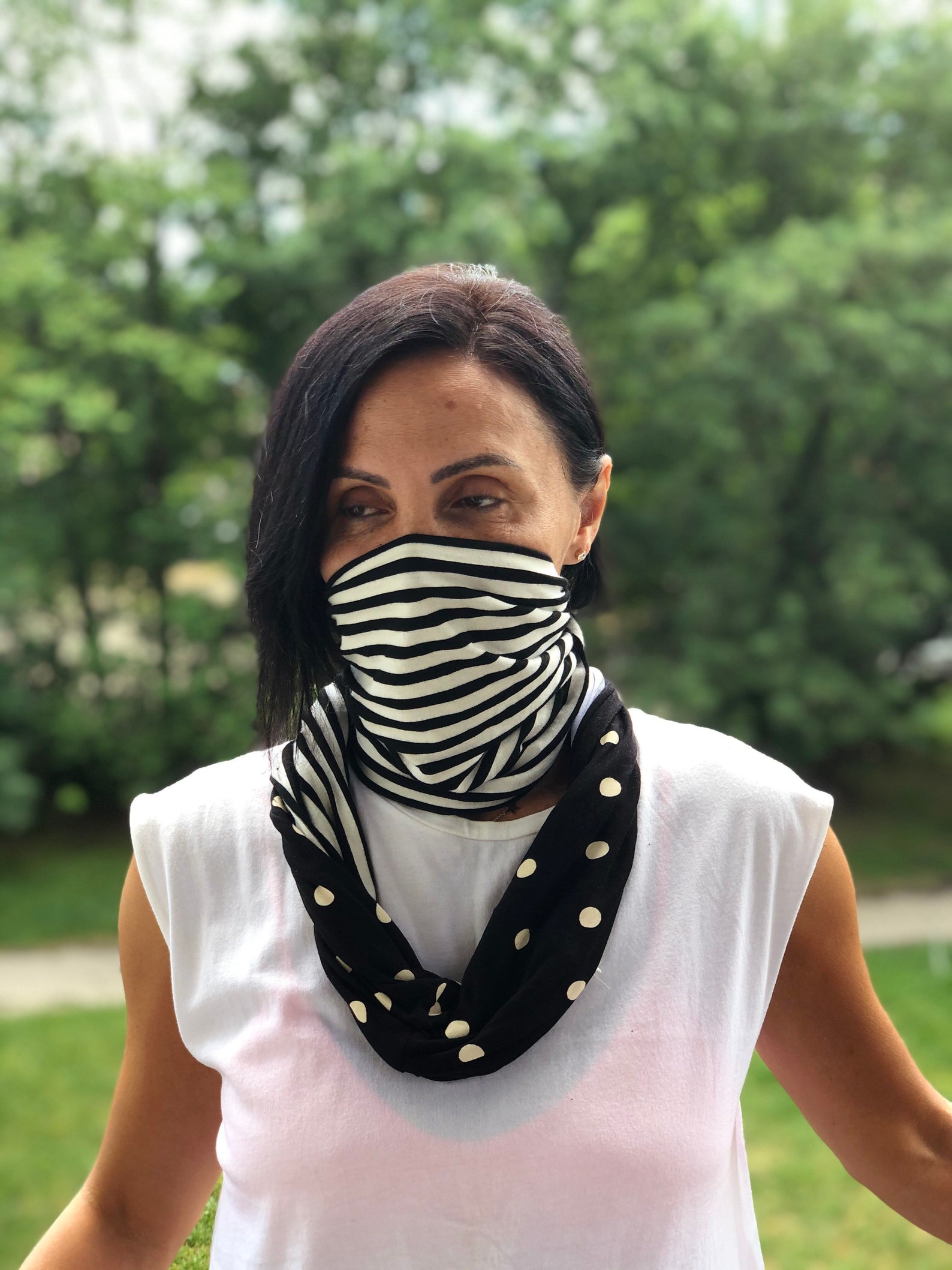 Stylish Covering /Neck Gaiter /Balaclava / Reusable Mask / Etsy