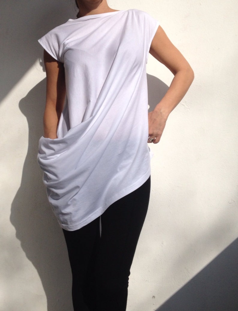 asymmetrical tops plus size