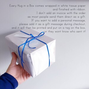 HUG IN A BOX Gift for a far away friend Yeti image 9
