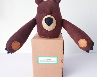 HUG IN A BOX - Gift for a far away friend - Bear