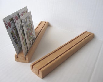 SET of TWO / Playing Card Holders