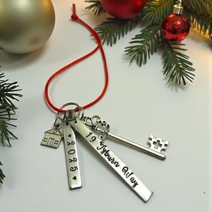 Décoration de Noël pour une maison neuve, Cadeau de pendaison de crémaillère, Notre première décoration de Noël, Notre première décoration de maison, Premier Noël dans une nouvelle maison