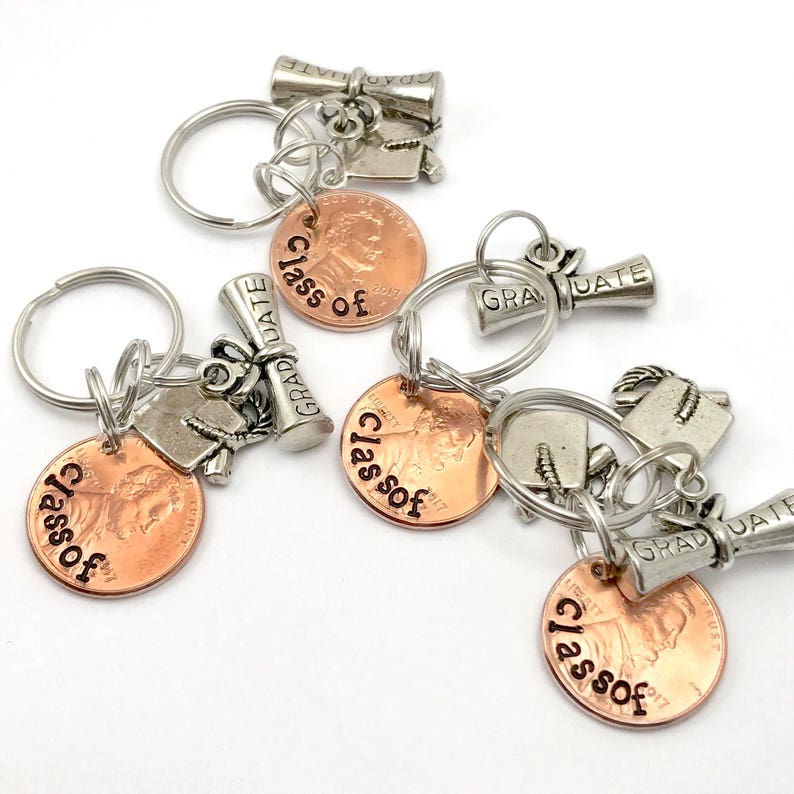 2019 Penny Charm keychain College Graduation Class of 2021 penny graduation gift penny keychain Senior Gifts for graduation high school