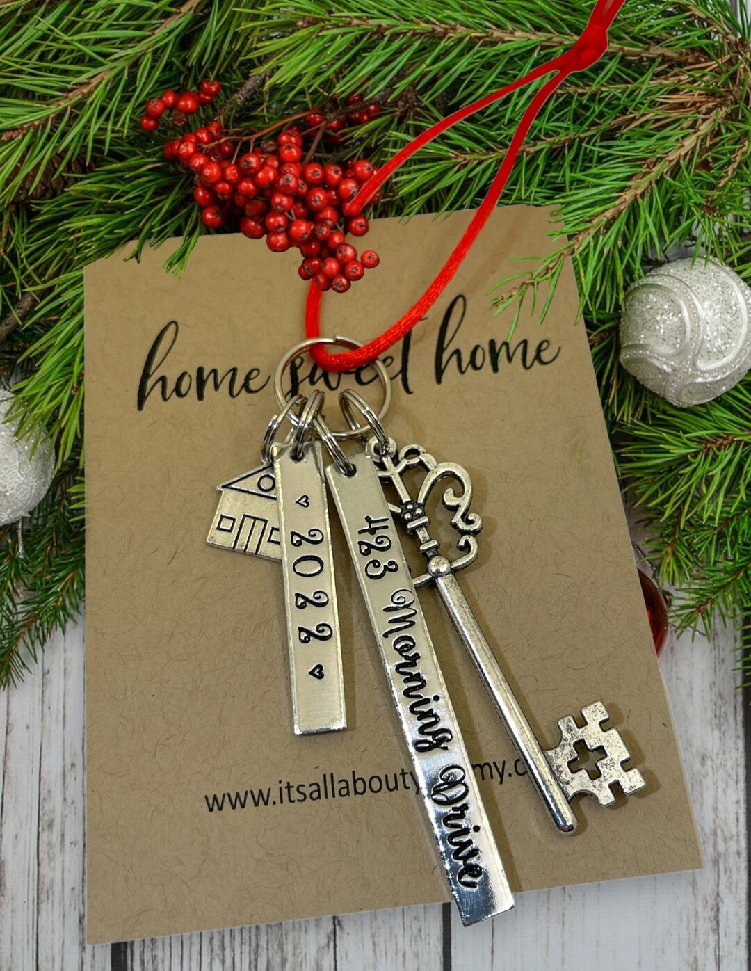 Christmas Ornament for New Home Housewarming Gift Our First Etsy