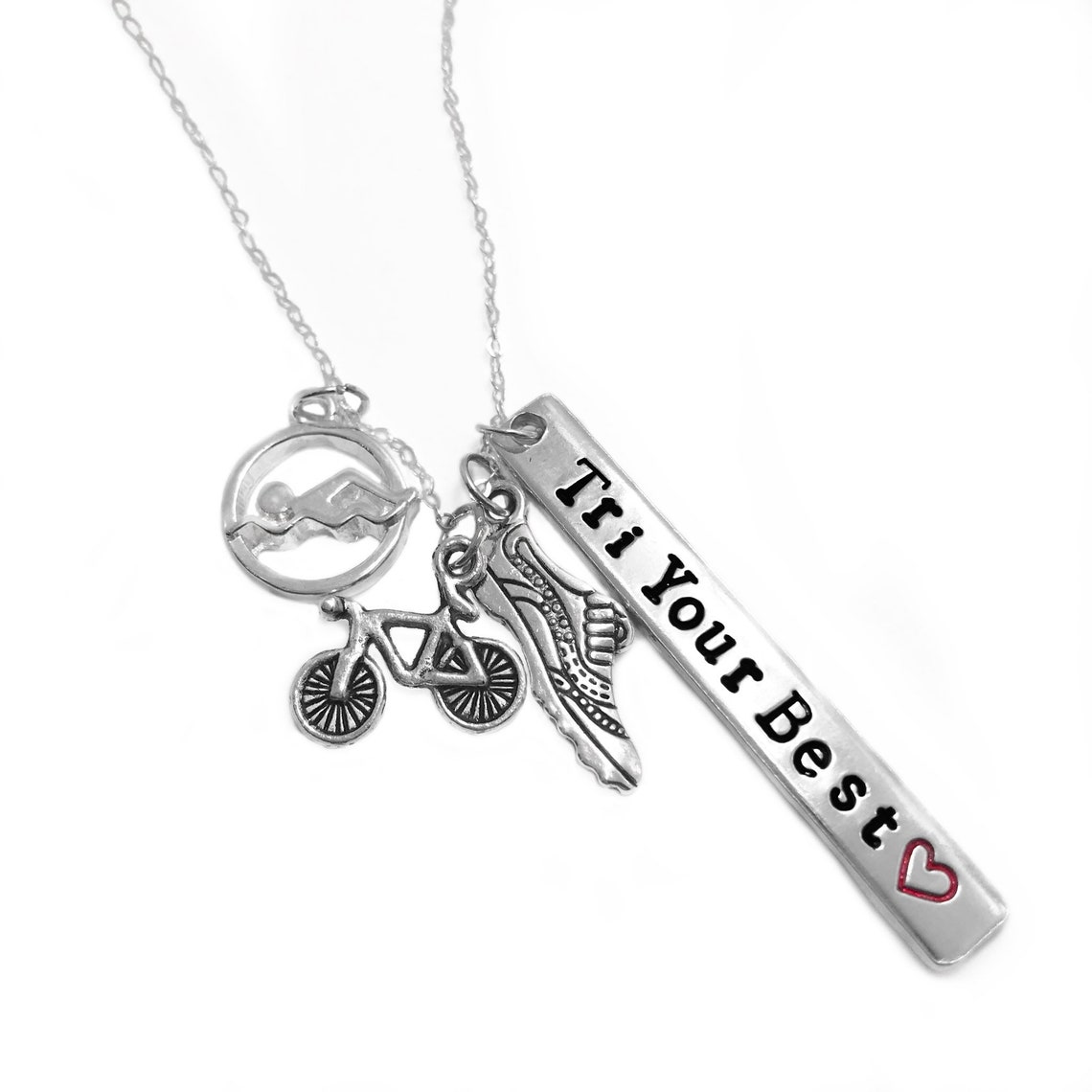 Ironman Triathlon Triathlon Gifts Triathlon Jewelry Etsy