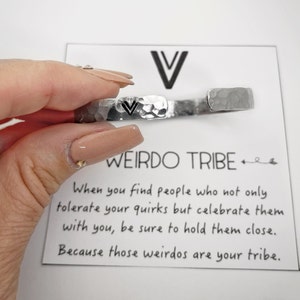 Weirdo Tribe Jewelry, silver cuff bracelet, arrow jewelry, best friend gifts and jewelry, soul sister, Weirdo Tribe™