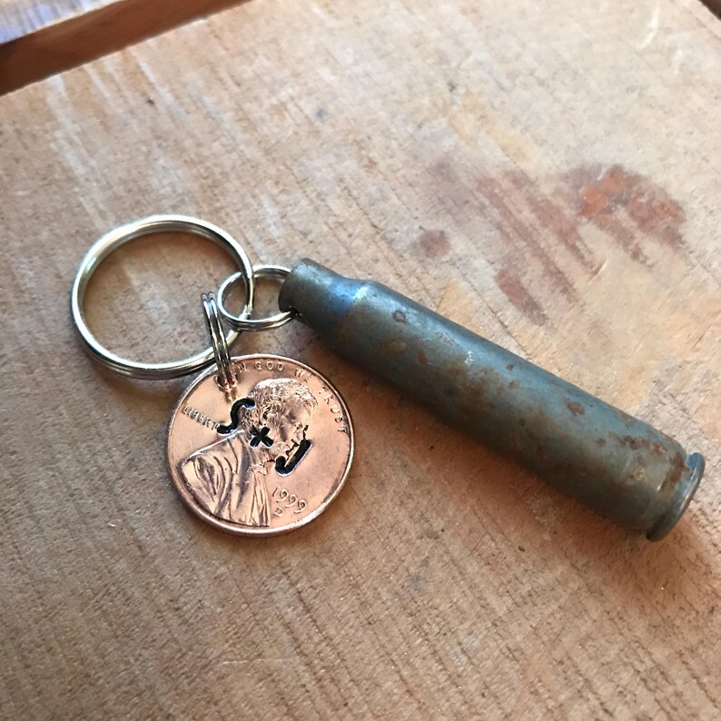 Fathers Day Gift for Dad Fathers Day keychain for dad penny Etsy