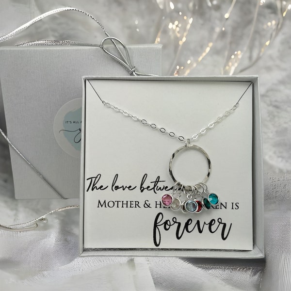 Mothers Birthstone Charm Necklace, Personalized Birthstone Charm Necklace for Mom, Mothers Day Necklace birthstone charms itsallaboutyouamy