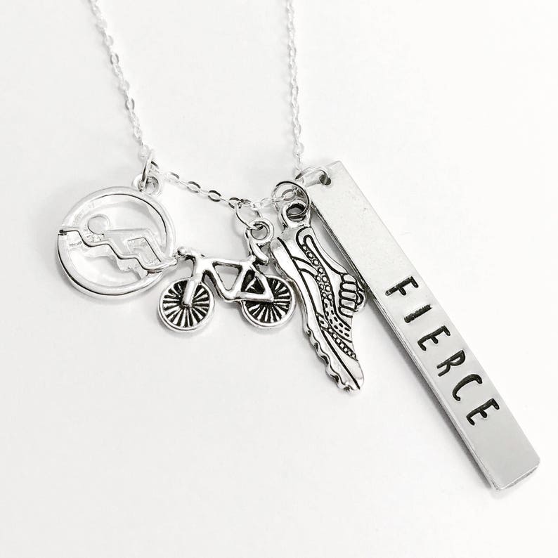 Ironman Triathlon Triathlon Gifts Triathlon Jewelry Etsy