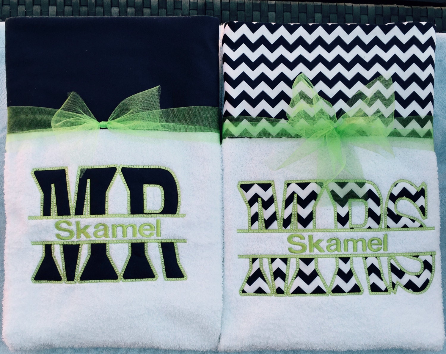 custom embroidered beach towels