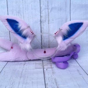 Espeon Cosplay Ears and Tail | Pokémon Inspired Furry Costume | Regular and Shiny Variations