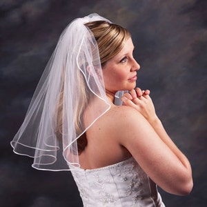 1 Layer Shoulder Length Veil