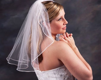 1 Layer Shoulder Length Veil