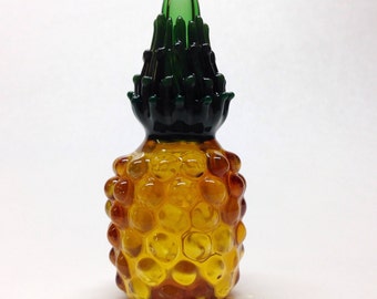 Pineapple Vintage-Styled Unique Glass Pipes for Smoking, Cute Smoking Bowl, Fruit Pipe Gift, Pineapple Pipe, Adult Gifts, Food Pipe