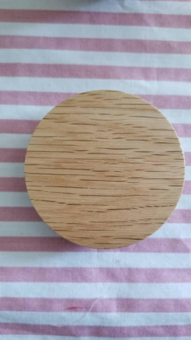 OAK Oui Jar Wooden Lids 5 pack Etsy
