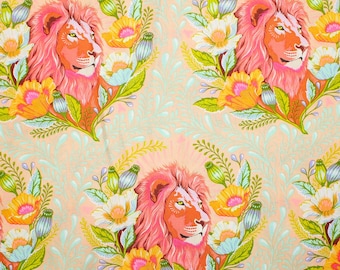 Tula Pink EVERGLOW Good Hair Day Lions Lunar Quilt Fabric - BTHY