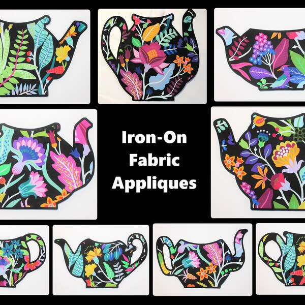 Teapot Applique Etsy