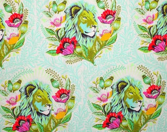 Tula Pink EVERGLOW Good Hair Day Lions Karma Quilt Fabric - BTHY