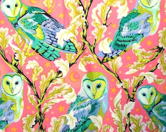 Tula Pink MOON GARDEN Night Owl Dawn Quilt Fabric - BTHY