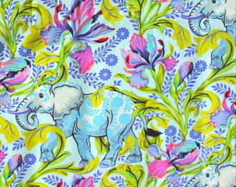 Tula Pink EVERGLOW All Ears Elephants Aura Quilt Fabric - BTHY