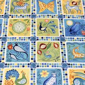 AZULI Collection Blue Block Fabric Julie Paschkis - BTHY