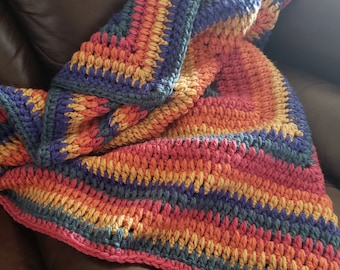 Crocheted Afghan/Throw/Blanket