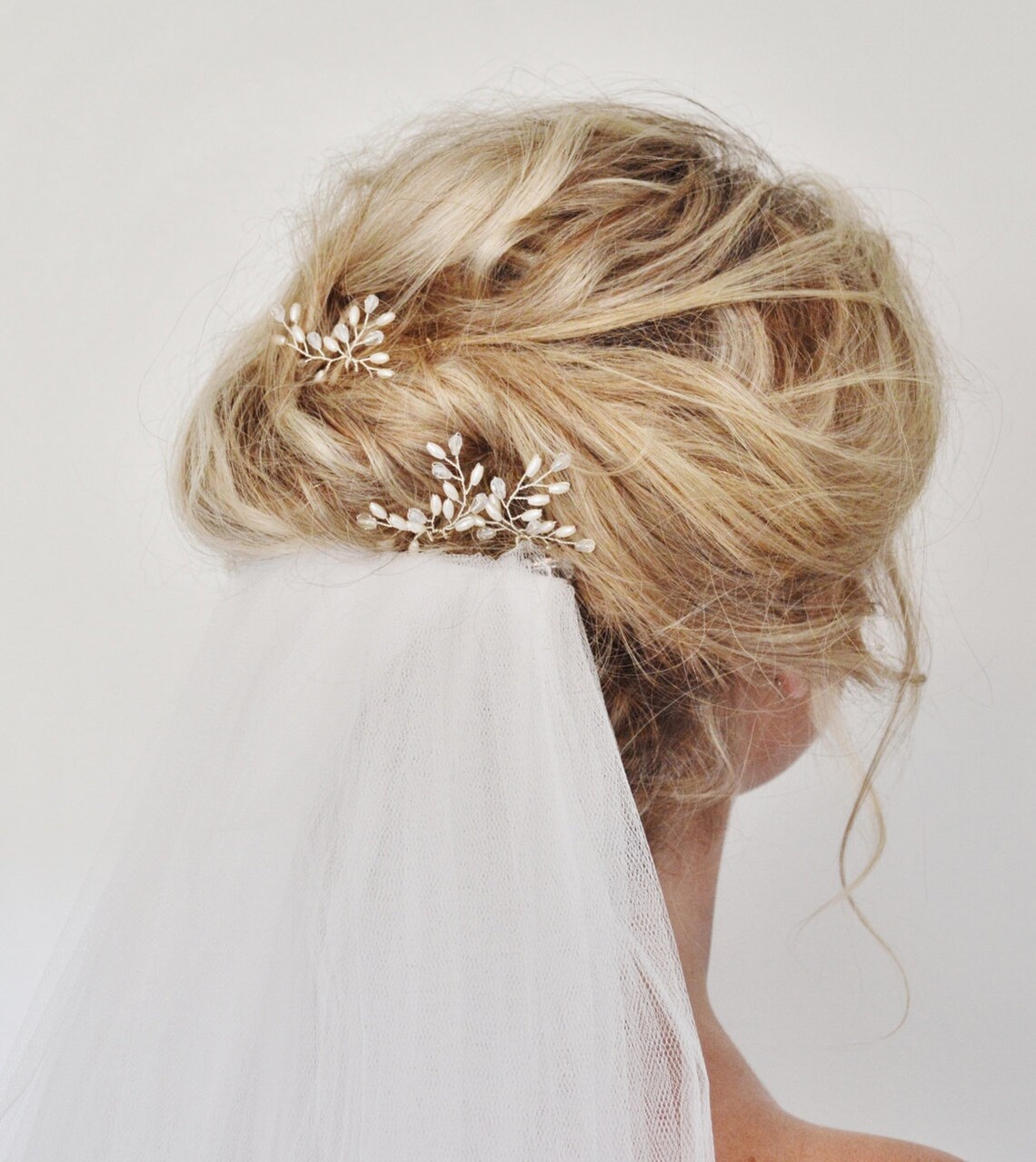 Bridal Hair Accessories Bridal Hair Pins Leaf Hair Pins Etsy