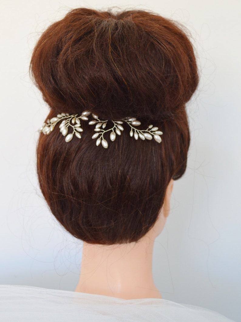 Art Deco Wedding Hair Accessories Fern Leaf Bridal Hair Pins Etsy