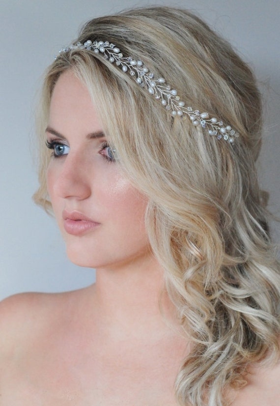 pearl halo headpiece