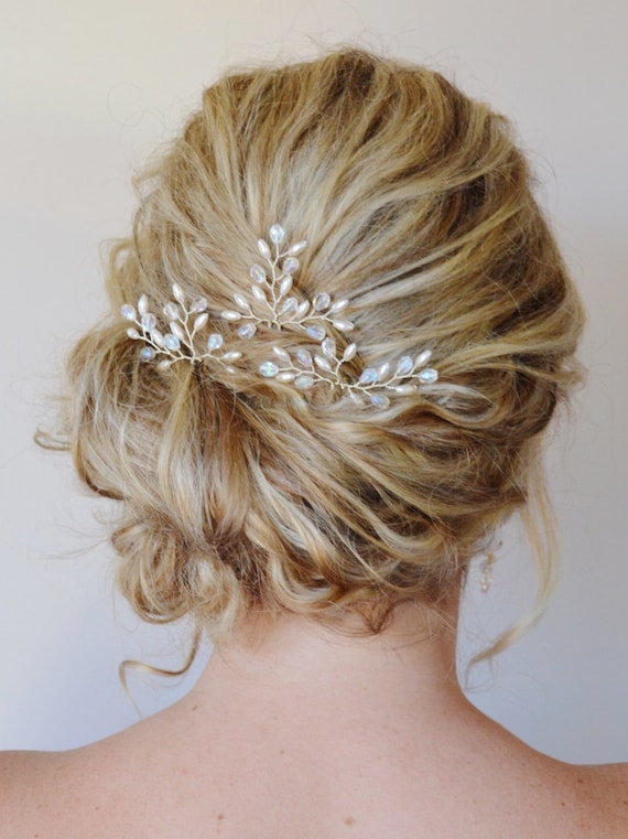 Bridal Hair Accessories Bridal Hair Pins Pearl Crystal Hair - Etsy Bridal Hair Accessories Bridal Hair Pins Pearl Crystal Hair - Etsy