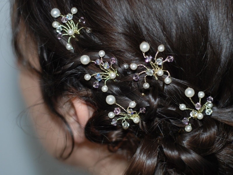 5. Sapphire Hair Pins for Weddings - wide 1