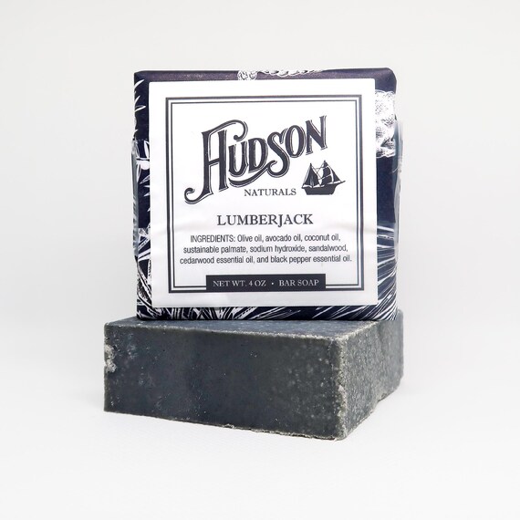 Lumberjack Soap: Cedar, Sandalwood & Black Pepper - Handmade Vegan Bar