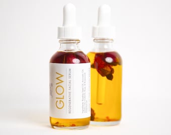 Glow Serum – Nourishing Facial Oil for Radiant Skin, 1 oz and 0.5 oz