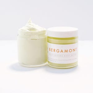 Handmade Vegan Bergamot Body Butter: Natural Grapefruit Moisturizer
