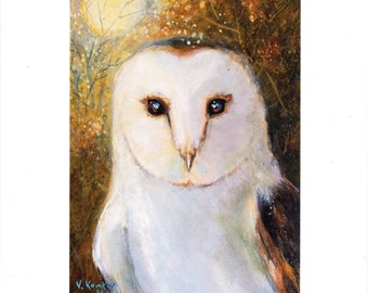 Jasper the Barn Owl-reproduction print