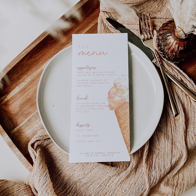 Scoop It up Menu - Etsy