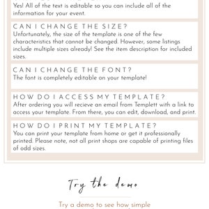 Peaches Bachelorette Invitation & Itinerary Template, Georgia Bachelorette Party Invitation, Bachelorette Schedule, Savannah Hen's Party image 7