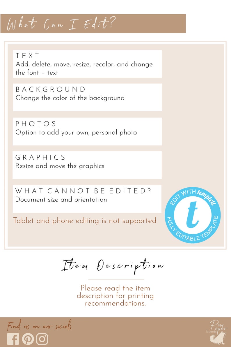 Ice Cream Bar Sign Template Bridal Shower Sign Ice Cream - Etsy