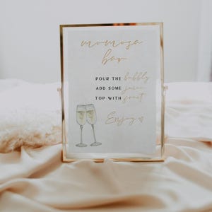 SAVOR Mom-osa Bar Sign, Baby Shower Mimosa Sign, Champagne Baby Shower Sign, Baby Shower Decor. Printable Sign, Baby Brunch, Pop the Bubbly