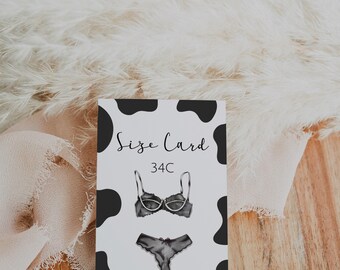 Plantilla de tarjeta de talla de lencería de vaca DIXIE, Dios mío, se va a casar, inserto de tarjeta de lencería de novia, tarjeta de talla de ropa interior, inserto de invitación