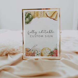 Charcuterie Custom Sign, Bridal Shower Sign, Bridal Brunch Decor, Favor Sign, Cards and Gift Sign, Grazing Board Sign, Wine and Cheese, C4