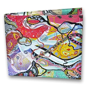 Intérieur, portefeuille personnalisé, portefeuille en papier, personnalisé, créez le vôtre, papier indestructible, volet personnalisé, portefeuille fait main