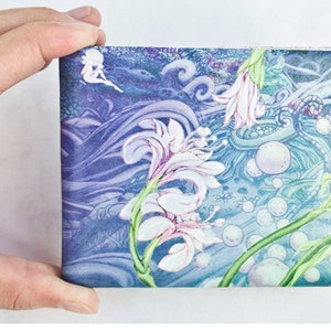 Elfos de la noche, Billetera personalizada, Billetera de papel, Bolsa de monedas pequeñas, Monederos para mujeres, Clutch de dama de honor, París, Billetera delgada para hombres, Tyvek