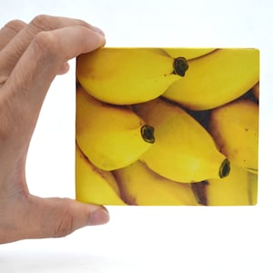 Banana, Tyvek Wallet, Customized Wallet, Gifts For Him, Fold Over Clutch, Vintage, Minimalist Purse, Travel Wallets, Mother's Day Gifts
